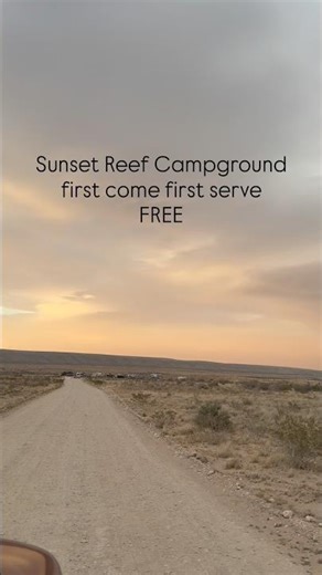 Sunset reef campground in new Mexico only 23 minutes away from the Carlsbad national park