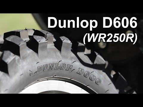 Dunlop D606 Dual Sport Road Review (WR250R)