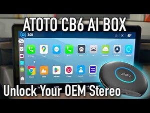 ATOTO CB6 CarPlay AI Box - Perfect for Big Screens Like Ford Maverick