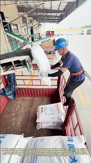 Stacking At Height: How Workers Load Feed Bags Safely On Moving Trucks
