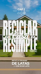 ¡En ReSimple estrenamos nuestra primera cápsula educativa! Queremos acompañarte y enseñarte, de forma simple y cercana, cómo reciclar correctamente desde tu hogar junto a nuestro Reci Clan. En esta primera cápsula aprenderás a reciclar tus latas en casa junto a Scar Lata, de manera amigable y entretenida. ¡Súmate hagamos del reciclaje parte del día a día! #ReciclarEsReSimple ♻️ | ReSimple