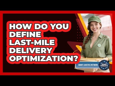 How Do You Define Last-Mile Delivery Optimization?