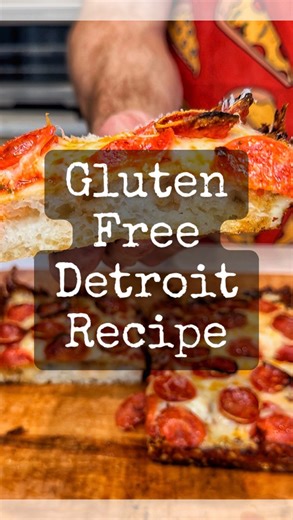 Dave’s Pizza Oven on Instagram: "Updated Gluten Free Detroit Pizza Recipe. If you need more detailed step by step instructions, the full recipe and other tips are linked in my bio! Along with all my other recipes. This one is different than the last one I posted. Less flour, slightly more water and obviously a much longer proof time. It’s worth it. It’s lighter, more airy and less bready. Make in the morning, it takes two minutes to make. Then bake it at night for dinner. Easy! But if you want s