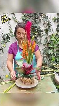 Exotic flower arrangement