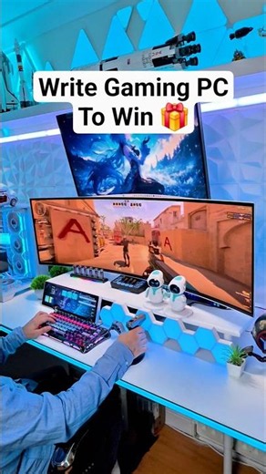 Gamers Biggest Gaming Room Setup 😱 🎮 Gaming PC #ps5 #gaming #gamingcommunity #shorts #xboxseriesx