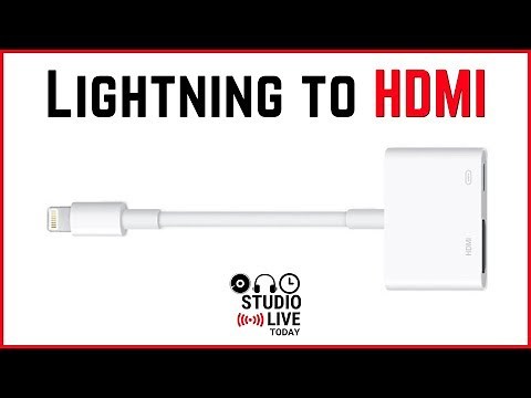 Lightning to HDMI adapter (Apple Lightning to Digital AV)