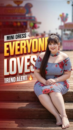 Stunning Plus Size Floral Striped Off Shoulder Dress 2026! 😍 #shorts #style #fashion