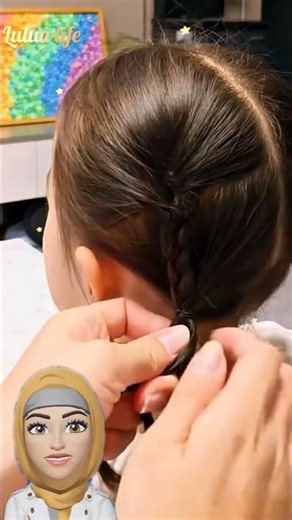 فكره تسريحه سهله وبسيطه للمدرسة والخروجات 6❤️ #trending #اكسبلور #shortvideo #hairstyle #ترند #hair