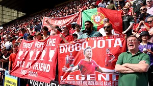 How Liverpool and supporters paid tribute to Diogo Jota in their first match since his passing in pre-season friendly with Preston | Goal.com