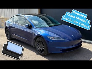 How To Replace Tesla Model 3 Cabin Air Filters 2016-Present