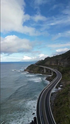 Sea Cliff Bridge From Above 🌊🚁 | Top-Down Drone Shot | Australia’s Most Iconic Coastal View
