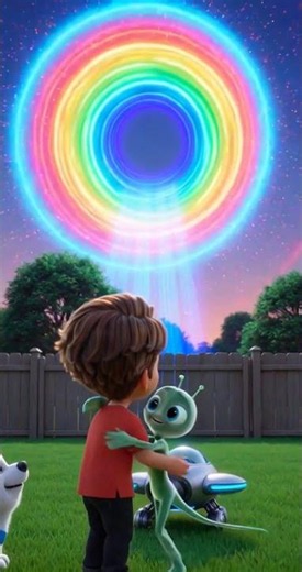 Bruno Meets a Cute Alien 👽 Heartbreaking Goodbye Story for Kids! 💔
