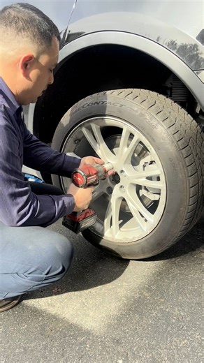 Fire Line Tire Company▪️Rick 📍Corona, Ca on Instagram: "Tesla Model Y Cooper Pro Control Tire Installation #tireguy #automobile #tireinflator"
