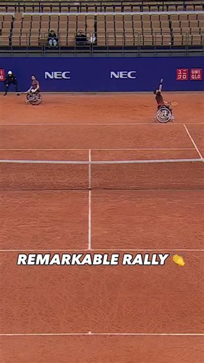 6.6K views · 47 reactions | The UNIQLO Wheelchair Masters Men’s Doubles finalists are pushing each other all the way ⚡️ | International Tennis Federation | Facebook