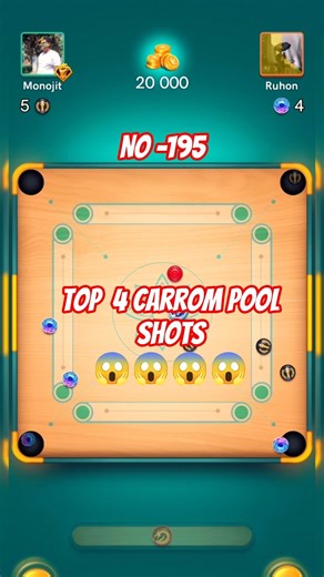 Carrom pool best opponent | World class player | Carrom shorts video | Carrom tournament