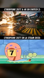 1.1M views · 19K reactions | Cyberpunk 2077 en Switch 2 vs Steam Deck. #videojuegos #nintendo #nintendoswitch2 #cyberpunk2077 #steamdeck #pc #levelup | Level Up | Facebook