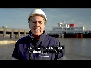 New Mersey Ferry takes to the water for the first time in historic moment