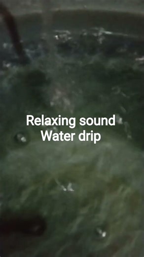 Soft water dripping sound
