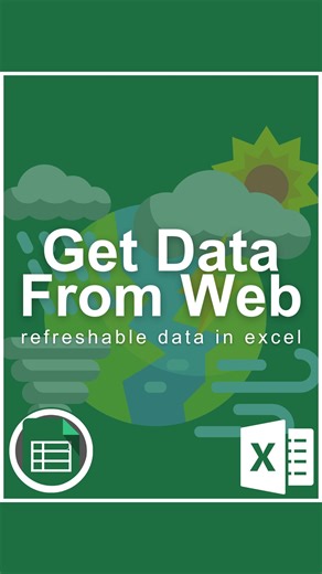 CheatSheets on Instagram: "How to get Data from Web in Excel 🌧️ 🗂️ Don’t forget to save this post! 🎁 Get your FREE Excel Shortcuts Cheat Sheet PDF at the link in our bio! 🎯 Follow us on Instagram, YouTube, TikTok, and more with the link in our bio! #excel #exceltips #exceltricks #spreadsheets #corporate #accounting #finance #workhacks #tutorials"