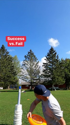 Success vs. Fail #trickshot #frisbee | Trixshot