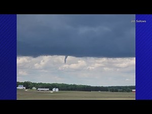 What are cold air funnels, and how do they form?