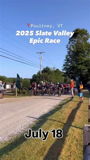 📣 The Epic Mountain Bike Race & Relay is back for 2026 Save the Date: July 18, 2026 Registration Info: 🚴‍♀️Early Registration- Feb 16, racers who were registered for the 2025 event will receive an early reg code via email. 🚴General Public Registration- Opens March 1 at 8am! This race is expected to sell out quickly, so please make arrangements to snag those tickets as soon as the registration periods open up! @vmba802 @singletracks @nemba_mtb @imba_us | Slate Valley Trails