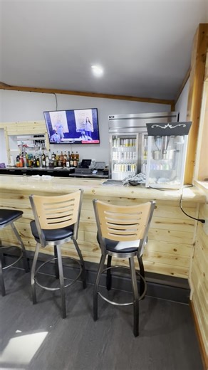 Cabins are steps from the bar, grill, and ice access, making us your winter HQ. | Acorn Hill Resort