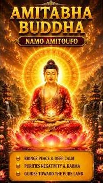 Amitabha Buddha Chant 🙏 Namo Amituofo | Pure Land, Peace & Compassion #Shorts #buddhistmantra