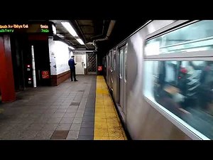 MTA NYC train|IRT 7th Avenue Line|1 2 3 trains at 72nd Street.