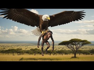 Life Million Years Ago | Australopithecus Vs Eagle's Nest