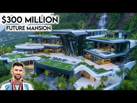 Inside Messi's $300 Million Futuristic Dream Mansion Built for a Football Legend