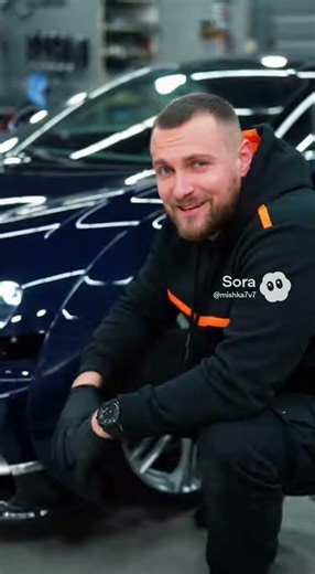 Nice Bugatti in the Body Shop with Wide Body kit being put on (Liberty walk).