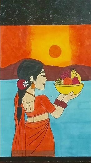 Chhath Drawing, #shorts​ #art​ #drawing​ #chhath #viral #artwork