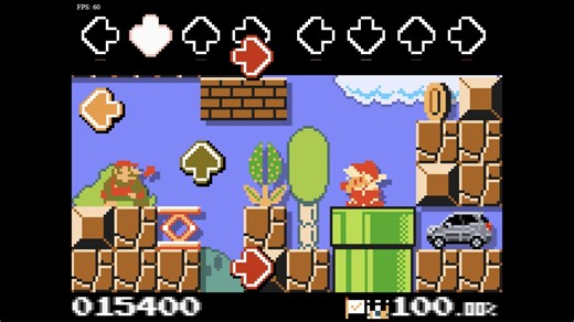 FNF vs Super Mario Bros (Funk Mix DX) 隱藏歌