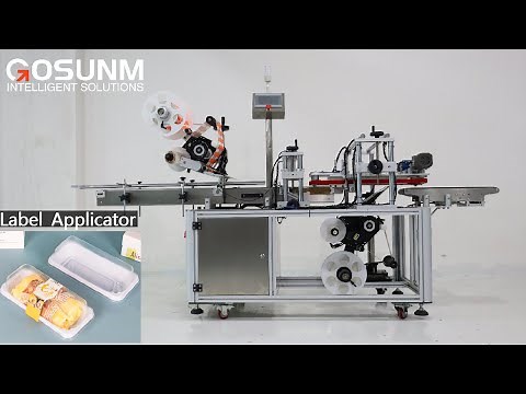 Automatic Labeling Machine with Front & Back, Top & Bottom Label Application | Upper & Lower Labeler