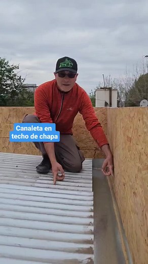 Consejos para una canaleta escondida en techos de chapa