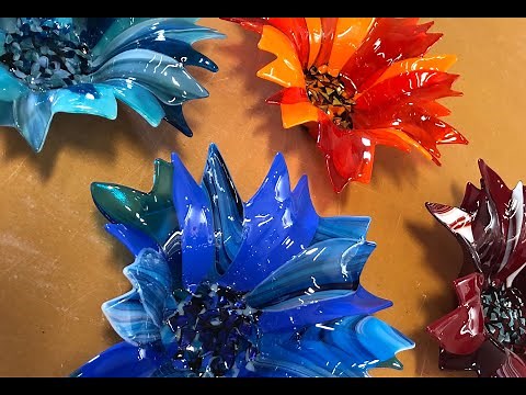 Fused Glass Flowers