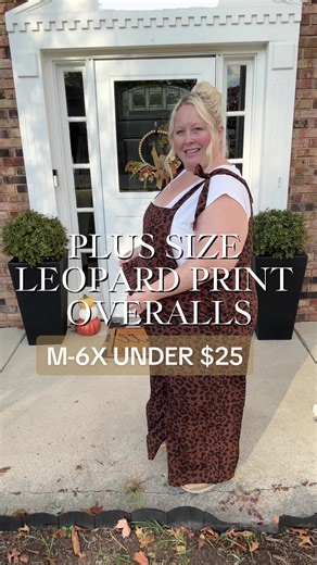 These viral leopard print overalls might be one of my favorite finds this fall! They are so flattering and roomy, and at such a great price these aren’t gonna last long!👀 Grab them while you still can!🤩💕🐆 #leopardprint #curvystyle #affordablefashion #tiktokshopblackfriday #tiktokshopcybermondayorint