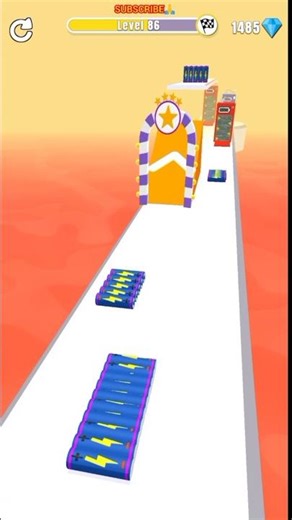 Battery🤯🔋 Run 3d Level 86🤯Video. #games #battery #run