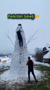 Om de zăpadă 5.5M înălțime - Tara Lăpușului - Maramu' 🧭🤝👍👏 | Seras Paul