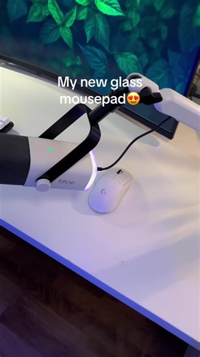 Beatiful😍#dream #glass#mousepad #desksetup #techtok