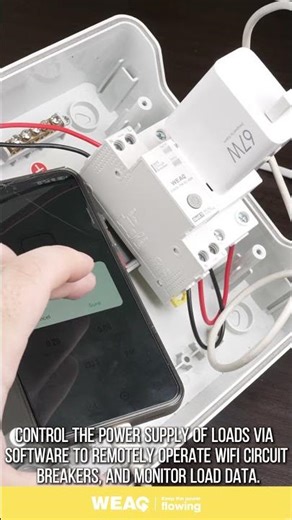 Remote Switch Demo: Smart Breaker for Phone-Controlled Power.