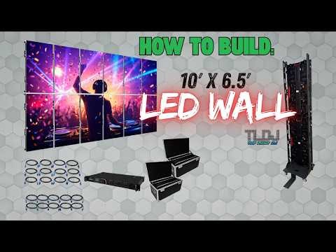 HOW TO: Assemble and build your LED video wall by Top Light DJ