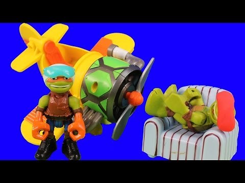 Teenage Mutant Ninja Turtles Stunt Plane Daredevil Mikey Dreams Of Battling Pirates