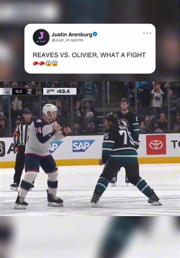 WHAT A TILT BETWEEN TWO OF THE NHL’S BIGGEST FIGHTERS! 🎥: GinoHard/X #fight #nhl #hockeg #fyp #foryou