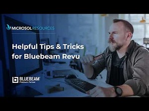Helpful Tips and Tricks for Bluebeam Revu