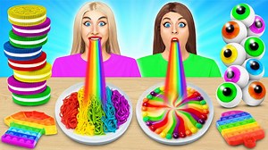 16K views · 535 reactions | Rainbow Challenge for 24 hours by Multi DO Food | Multi Do | Facebook