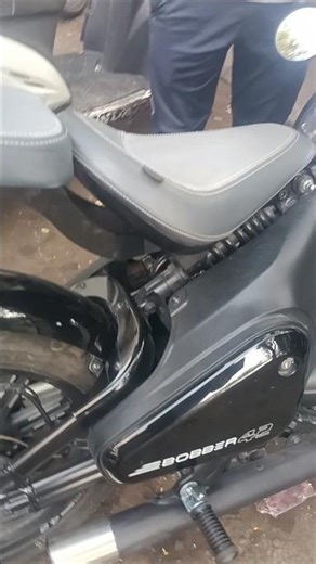 jawa 42 bobber exhaust 💥💫🔥🏍️ modifiedbobber double seater | jawa 42 bobbermodified #9860715255