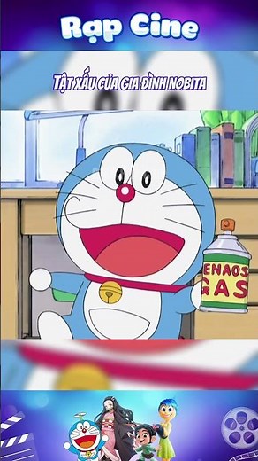 Tật xấu của gia đình Nobita #review #doraemon #nobita #shorts