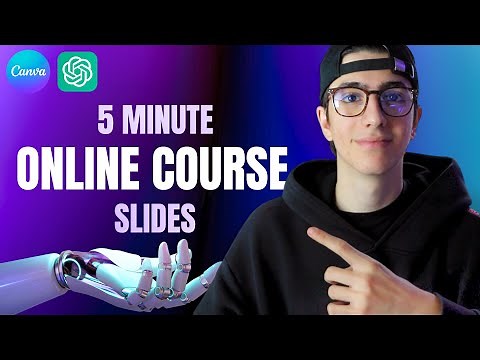 How to Create Online Course Slides with ChatGPT and Canva in 5 minutes